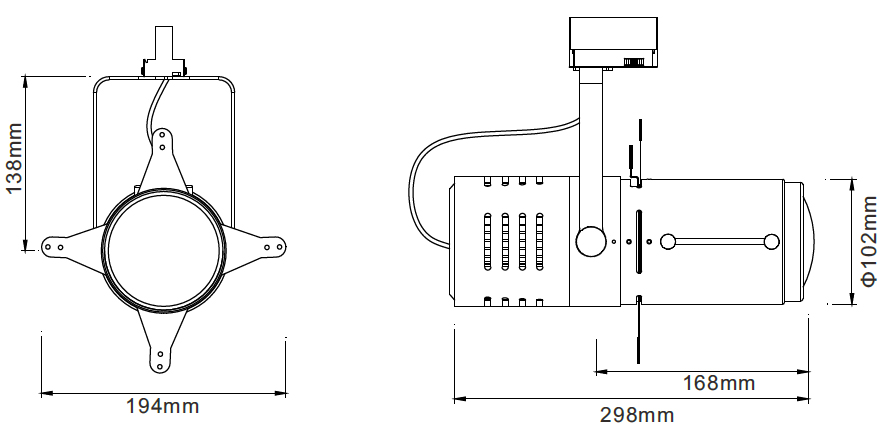 Gobo LED Projektor 30 - 60W