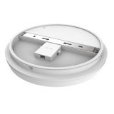 LED Aufbauleuchte rund, ws/sil/sz 250mm, 15Watt, IP54, HF-SENSOR
