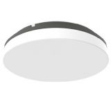 LED Aufbauleuchte rund, ws/sil/sz 250mm, 15Watt, IP54, HF-SENSOR