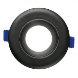 TRIM RING SWIVEL 75mm BK 30° matt weiss/schwarz
