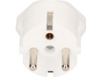 Fixadapter SchuKo Konturenstecker – T13 Weiss