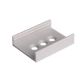 Montageklammer ABS grau - 20x8,5 FULL.FLAT